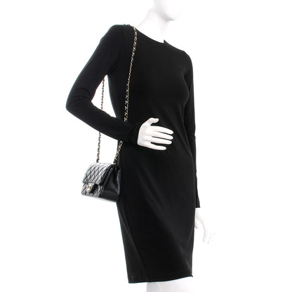 Chanel Lambskin Quilted Mini Square Flap Black 2 of 7