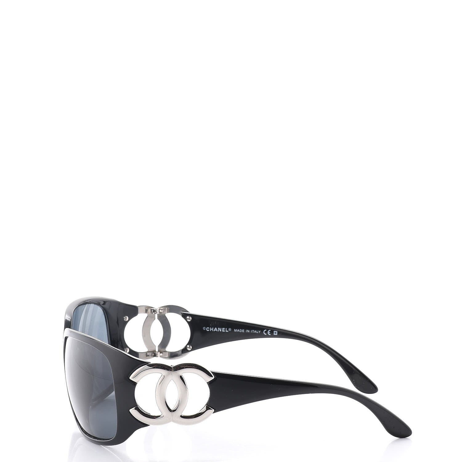 Chanel CC Sunglasses 6014 Black 3 of 8