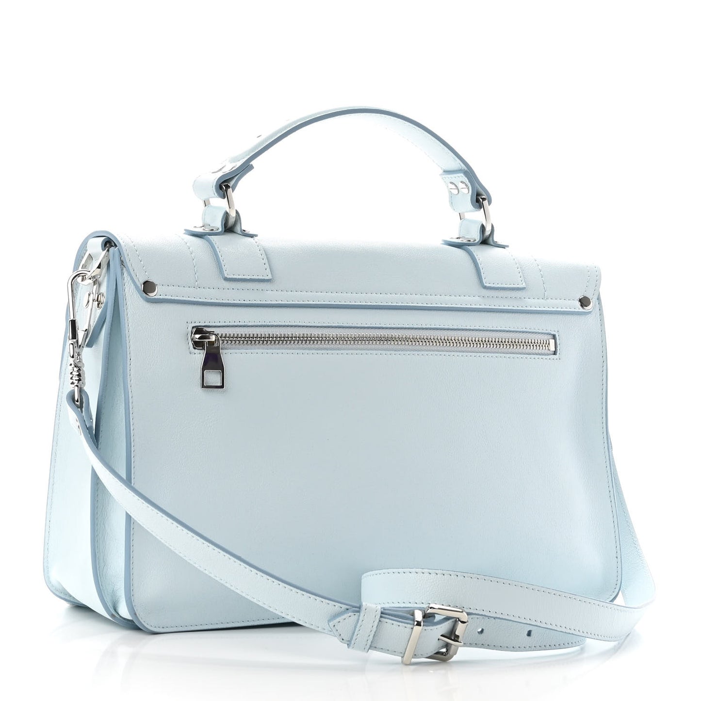 Lambskin Medium PS1 Satchel Polar Blue