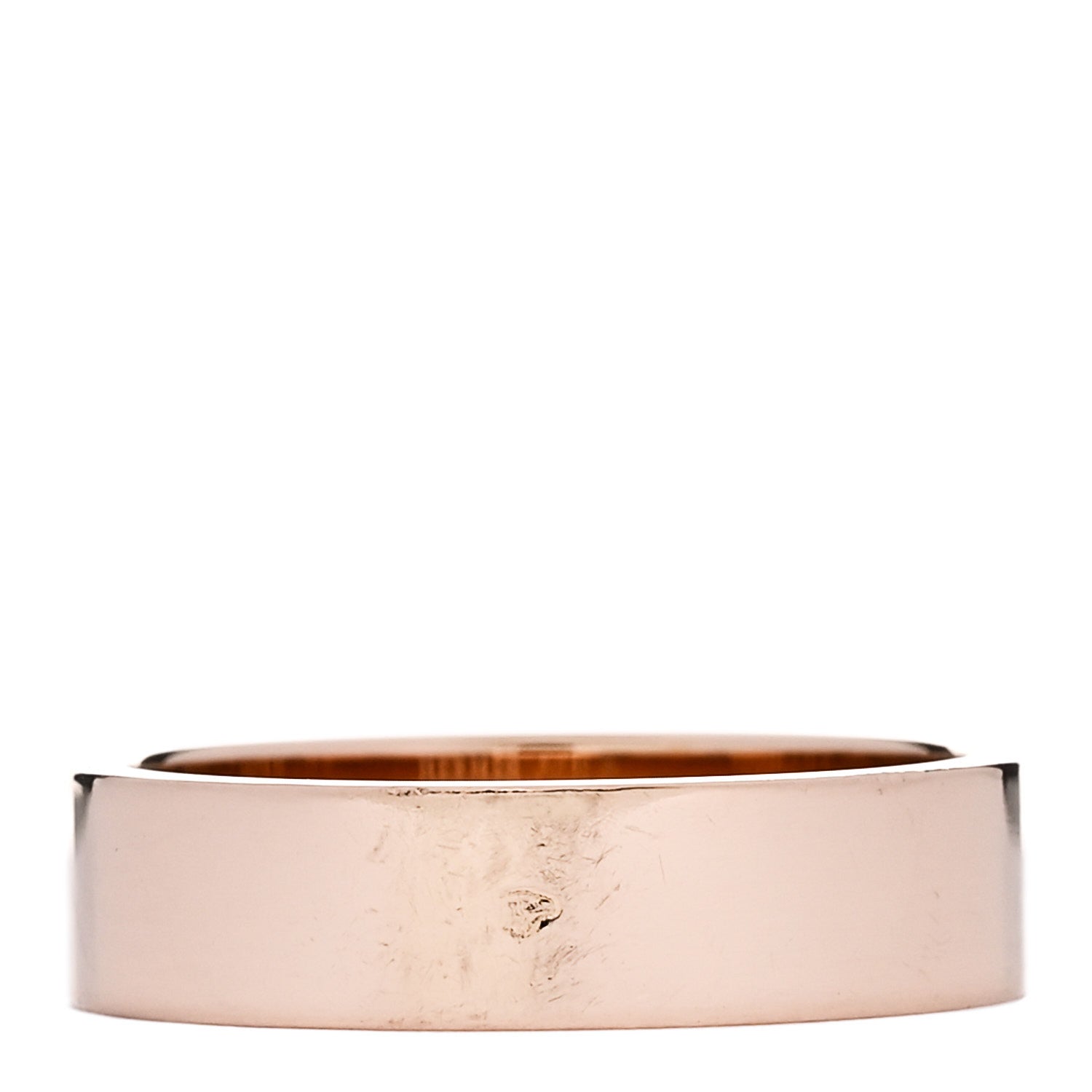Hermes 18K Rose Gold PM Collier De Chien Ring 54 7 3 of 5