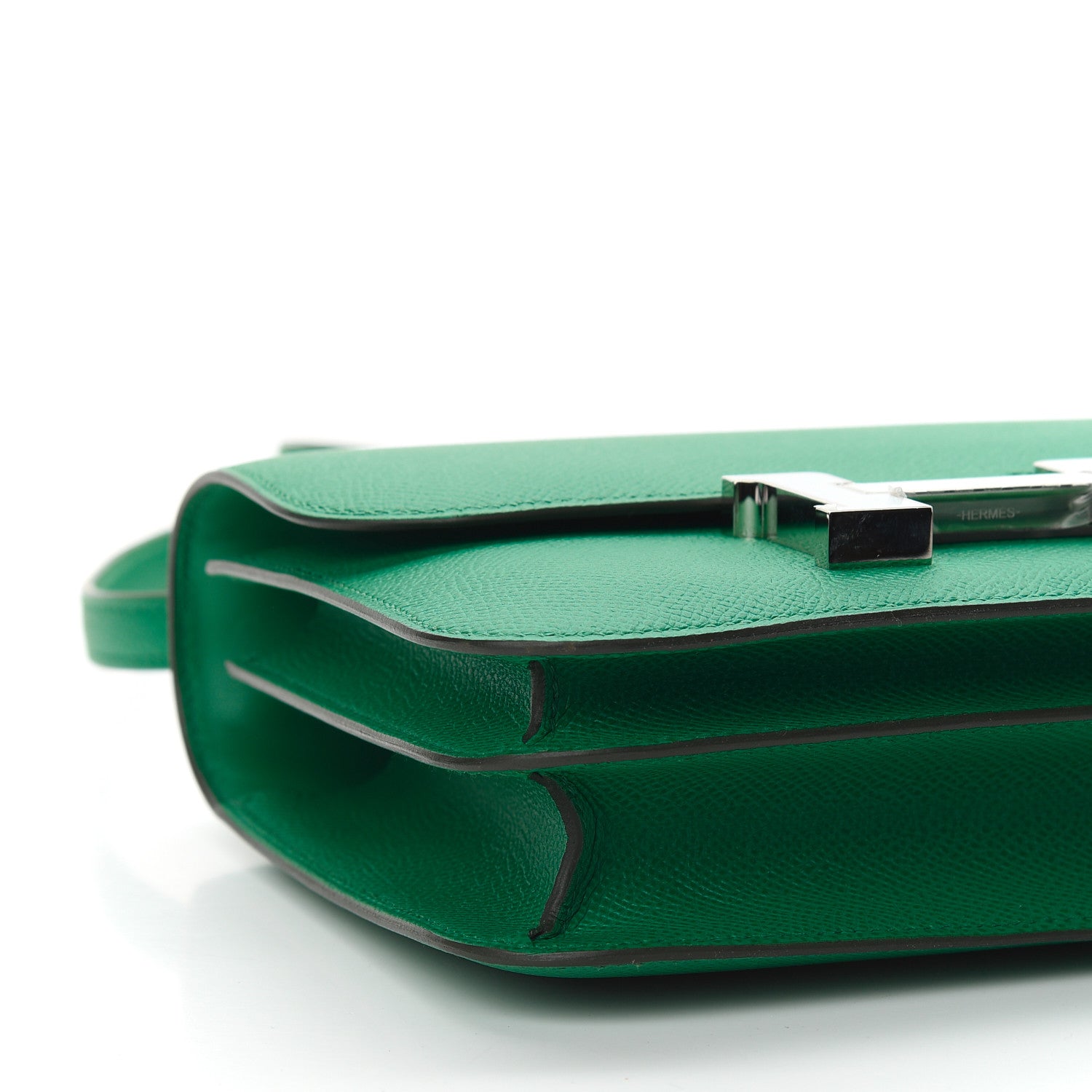 Hermes Epsom Enamel Constance 18 Vert Jade Bleu Brume 8 of 9