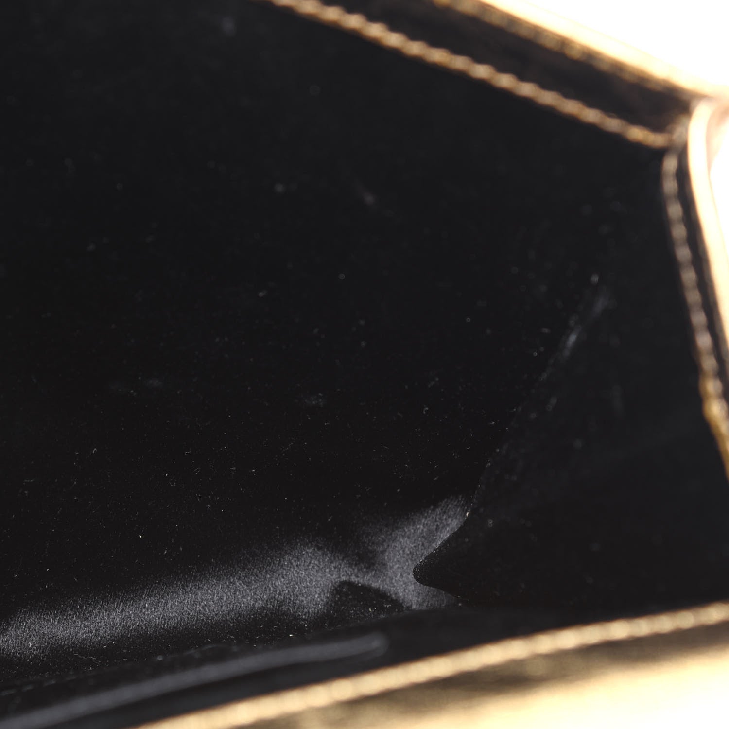 Saint Laurent Metallic Calfskin Monogram Large Belle De Jour Clutch Gold 9 of 19