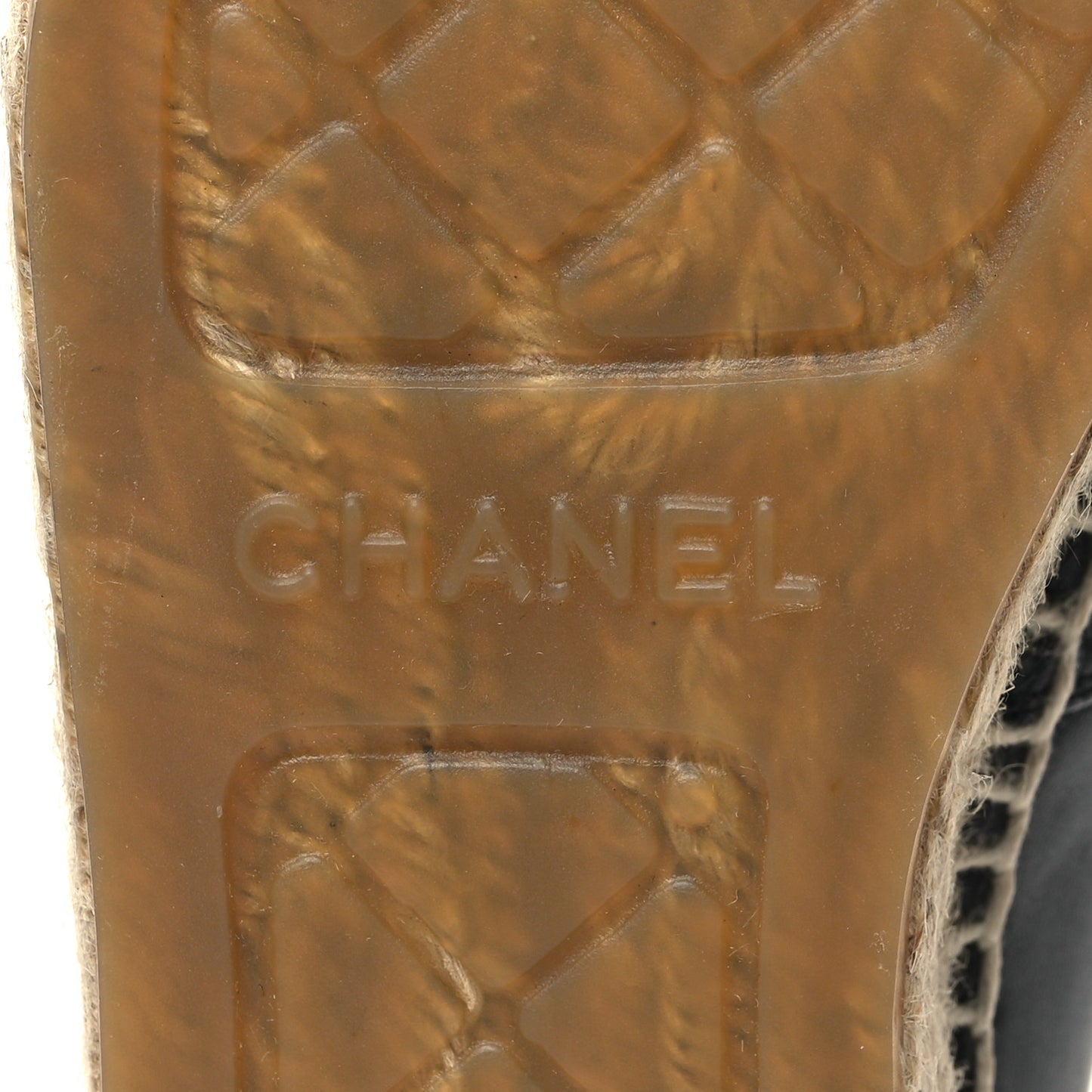 Lambskin CC Espadrilles 36 Black