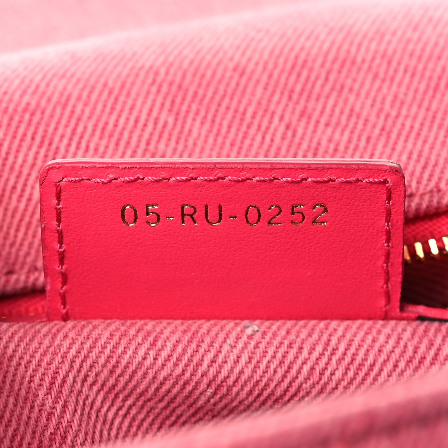 Denim Macrocannage Medium Caro Bag Fuchsia Multicolor