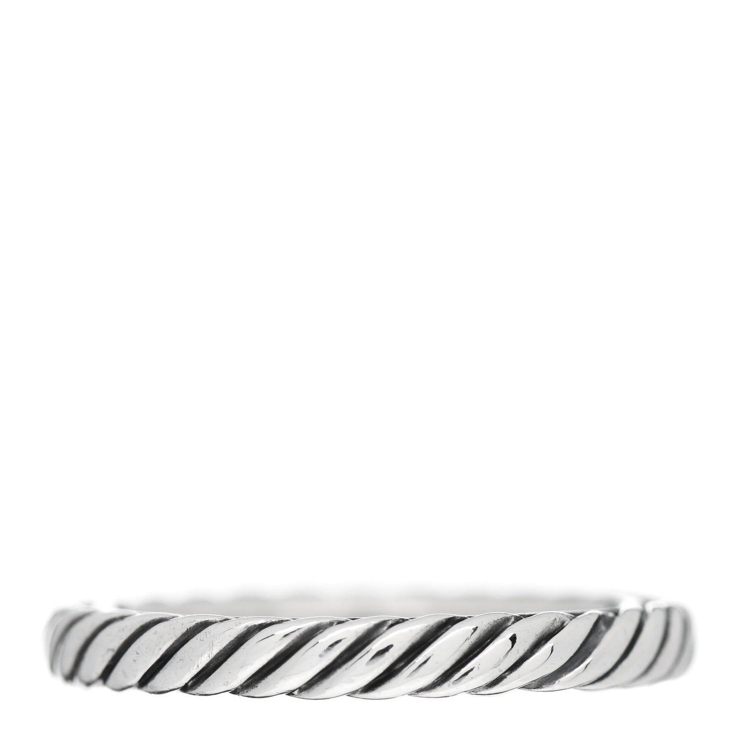 Sterling Silver Cable Classics Band Ring 52 6