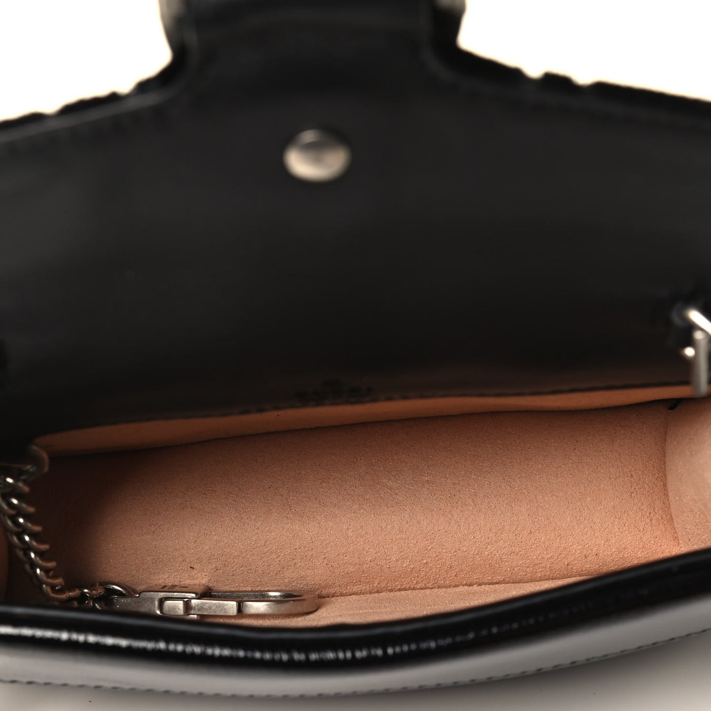 Velvet GG Monogram Super Mini Dionysus Shoulder Bag Black