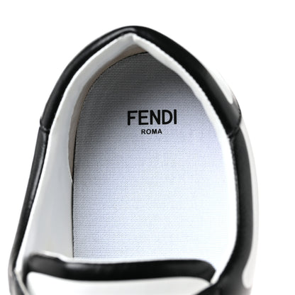 Fendi X JOSHUA VIDES Nappa Rockoclick Slip On Sneakers 38.5 Snow White Black 8 of 9