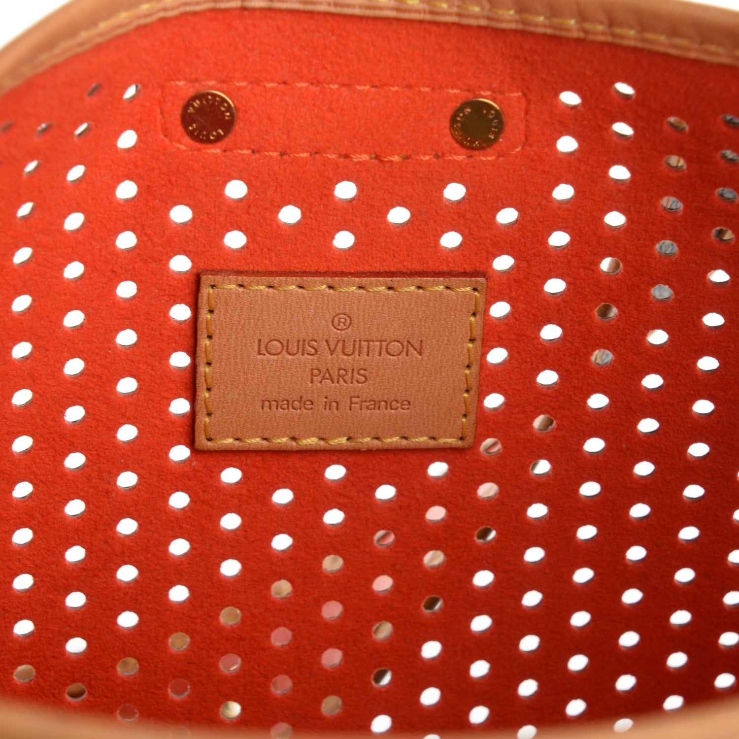 Louis Vuitton Monogram Perforated Demi-Lune Orange 6 of 7