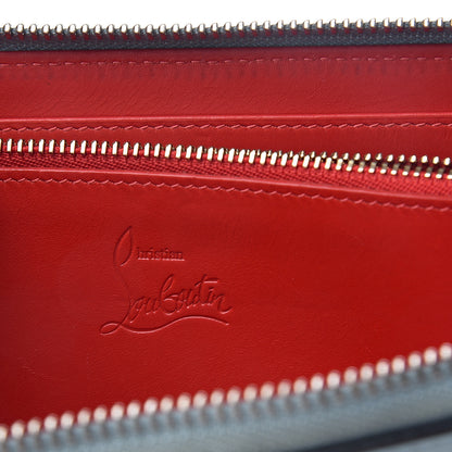 Christian Louboutin Calfskin Panettone Spiked Zip Around Wallet Horizon 5 of 5