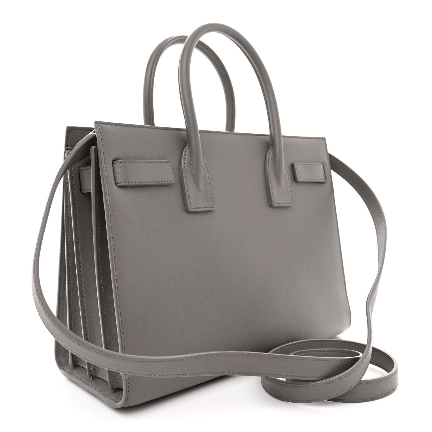 Saint Laurent Calfskin Baby Sac De Jour Fog 3 of 9
