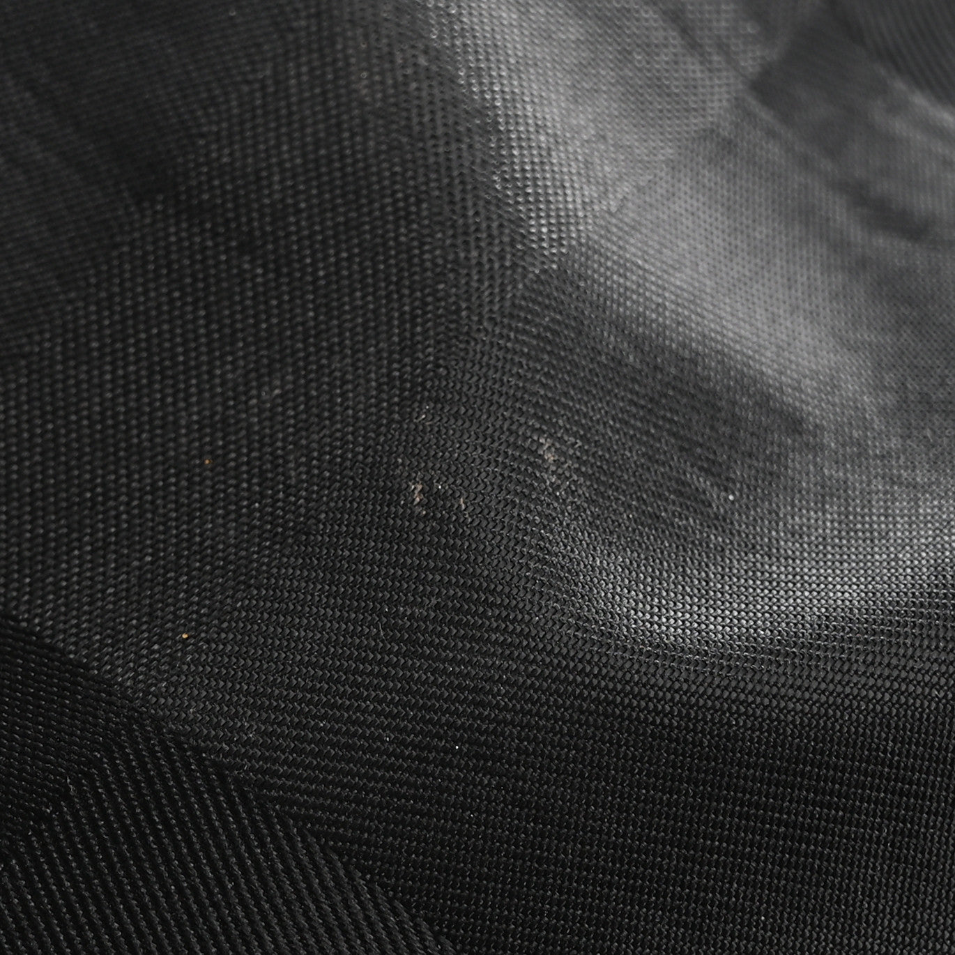 Nylon Check Pouch Black