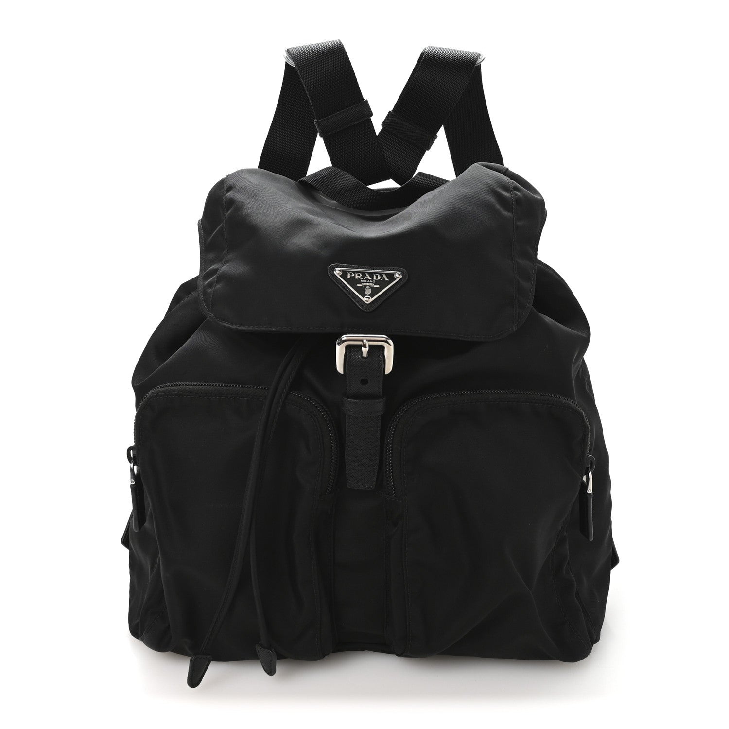 Prada Nylon Vela Medium Backpack Black 1 of 11