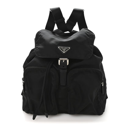 Prada Nylon Vela Medium Backpack Black 1 of 11