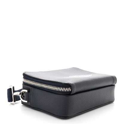 Christian Dior x AIR JORDAN Grained Calfskin Crossbody Blue 4 of 14