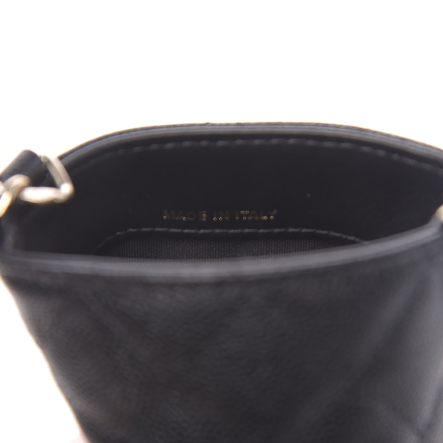 Chanel Caviar Quilted French New Wave Phone Holder With Chain Black 12 of 20