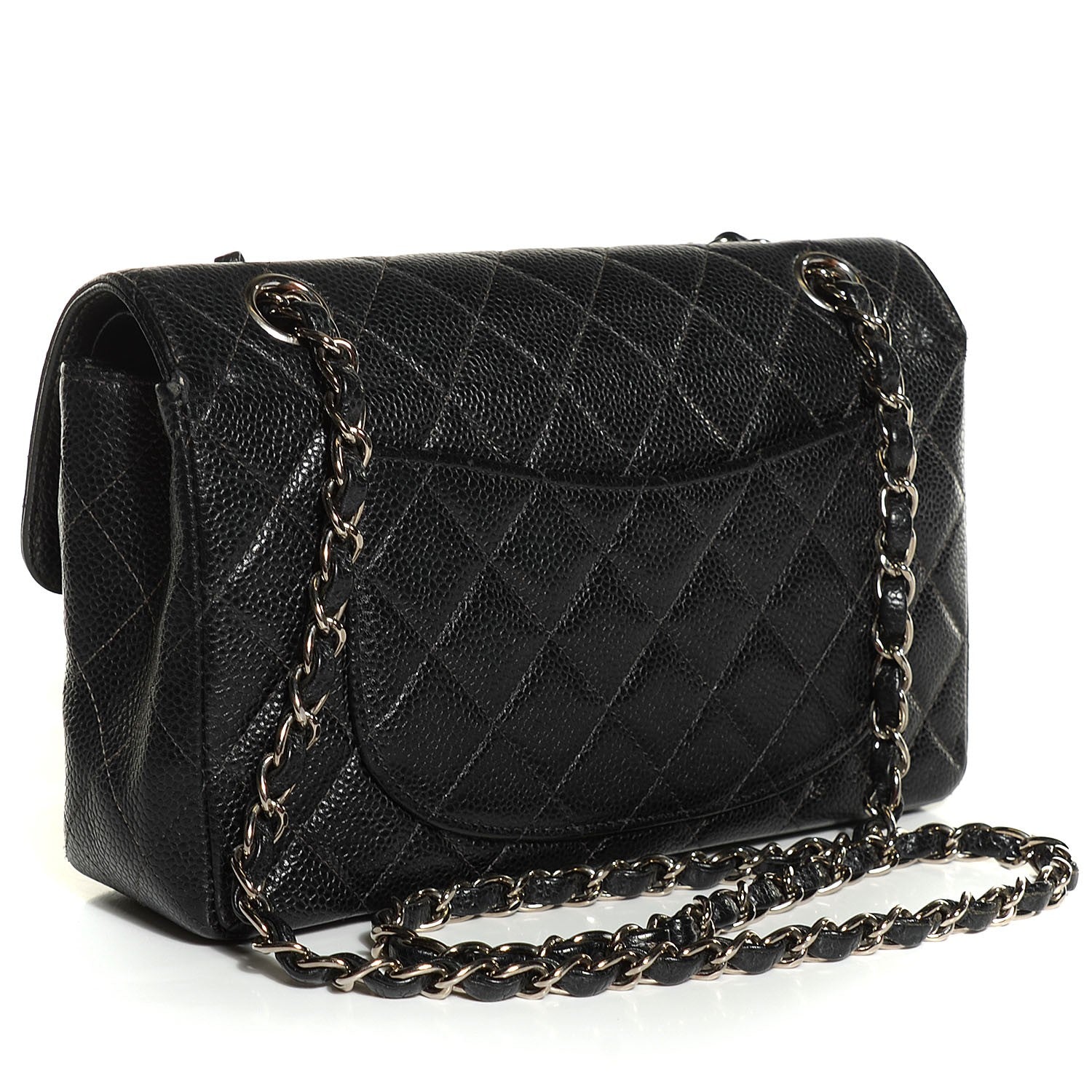 Chanel Caviar Quilted Small Double Flap Black 3 of 8