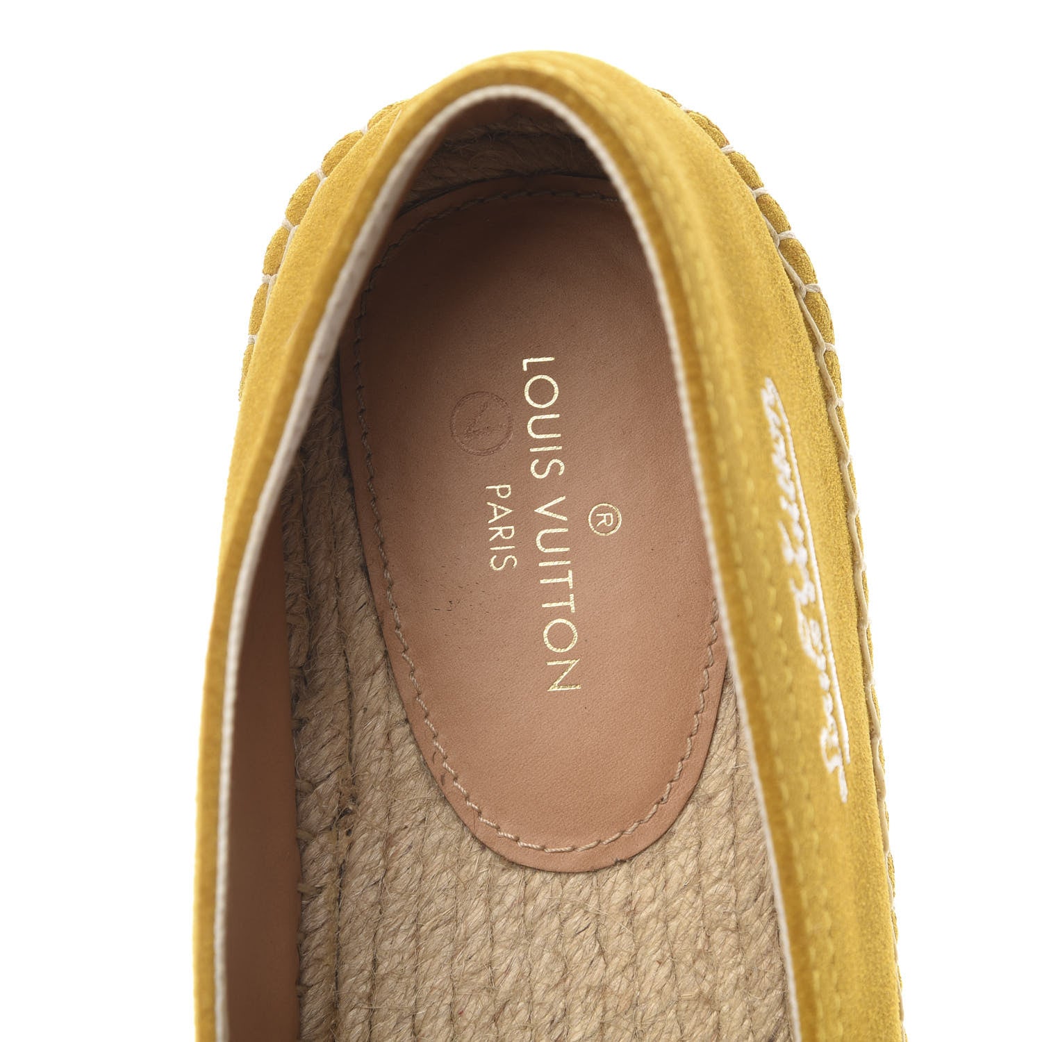 Louis Vuitton Suede Bidart Espadrilles 8 Maize 7 of 7