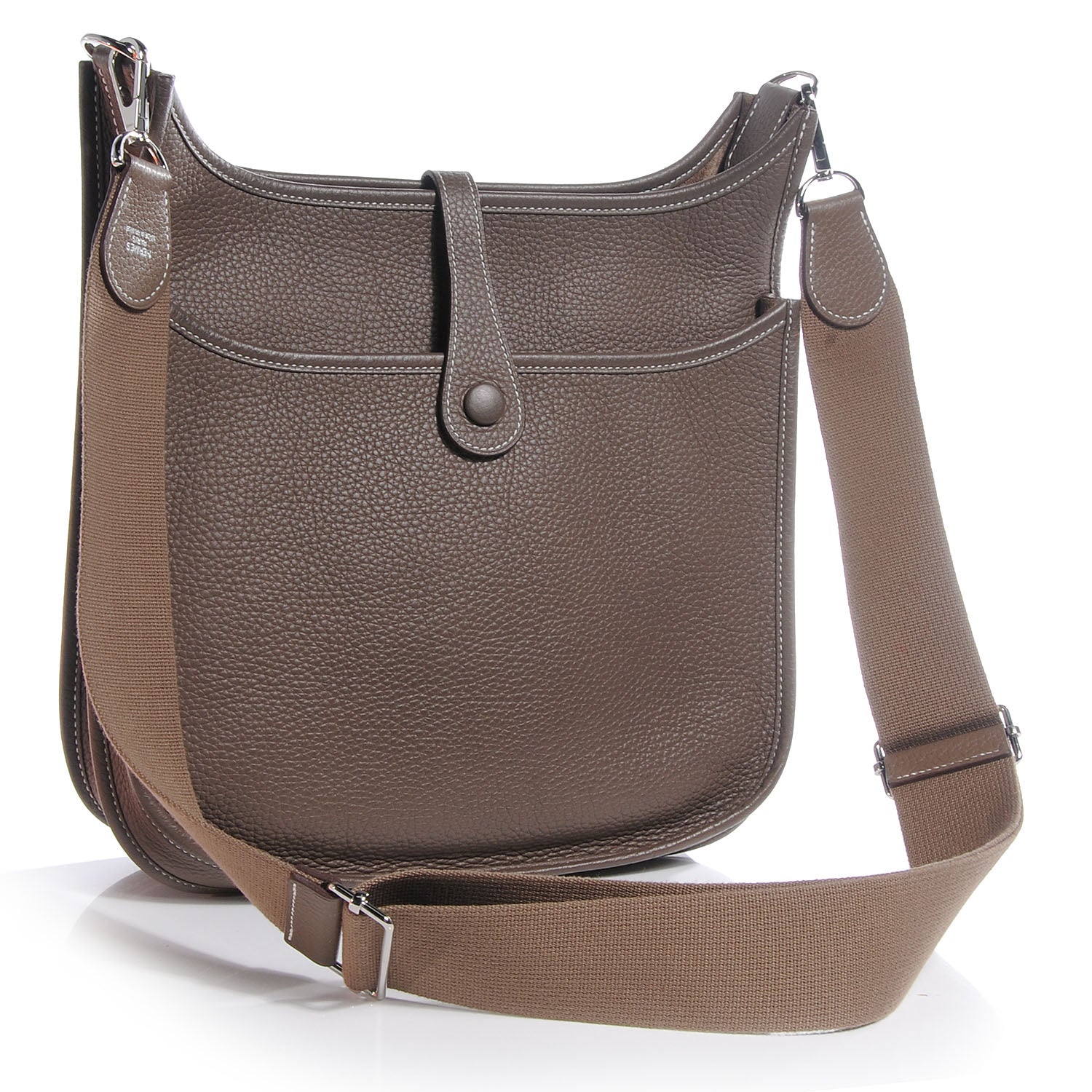Hermes Taurillon Clemence Evelyne III PM Etoupe 3 of 8