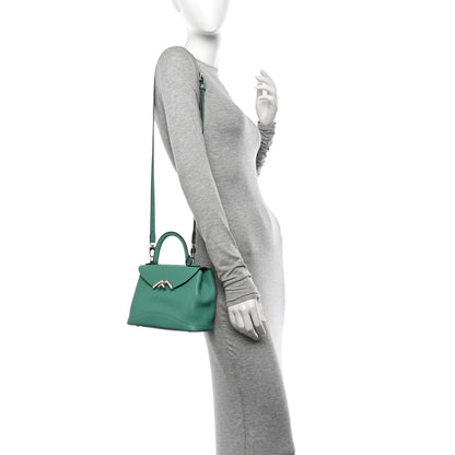 Moynat Taurillon Blush Calfskin Gabby BB Turquoise 2 of 12