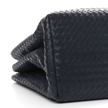 Bottega Veneta Nappa Intrecciato Medium Roma Tote Dark Blue 8 of 10