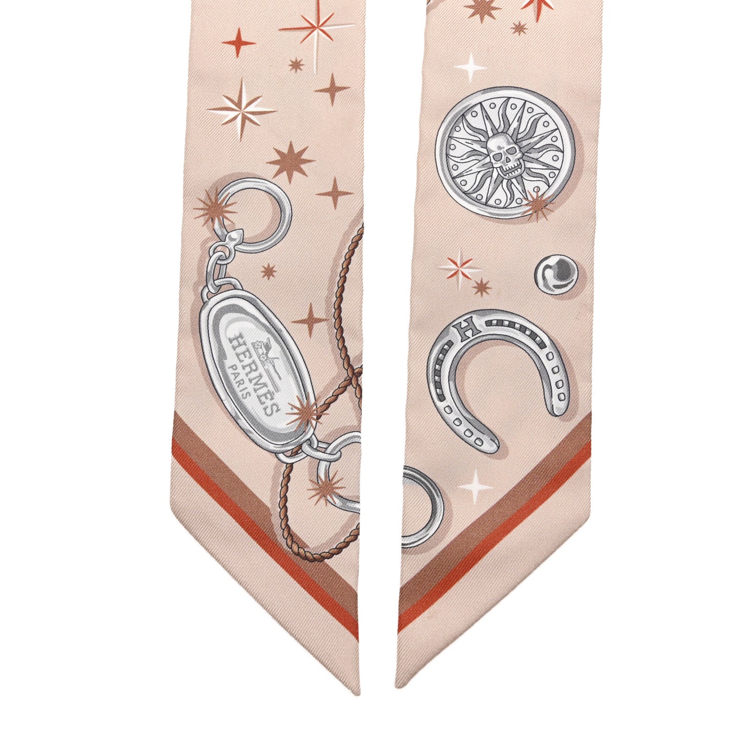 Silk C'est la Fete Twilly Beige Rose Caramel White