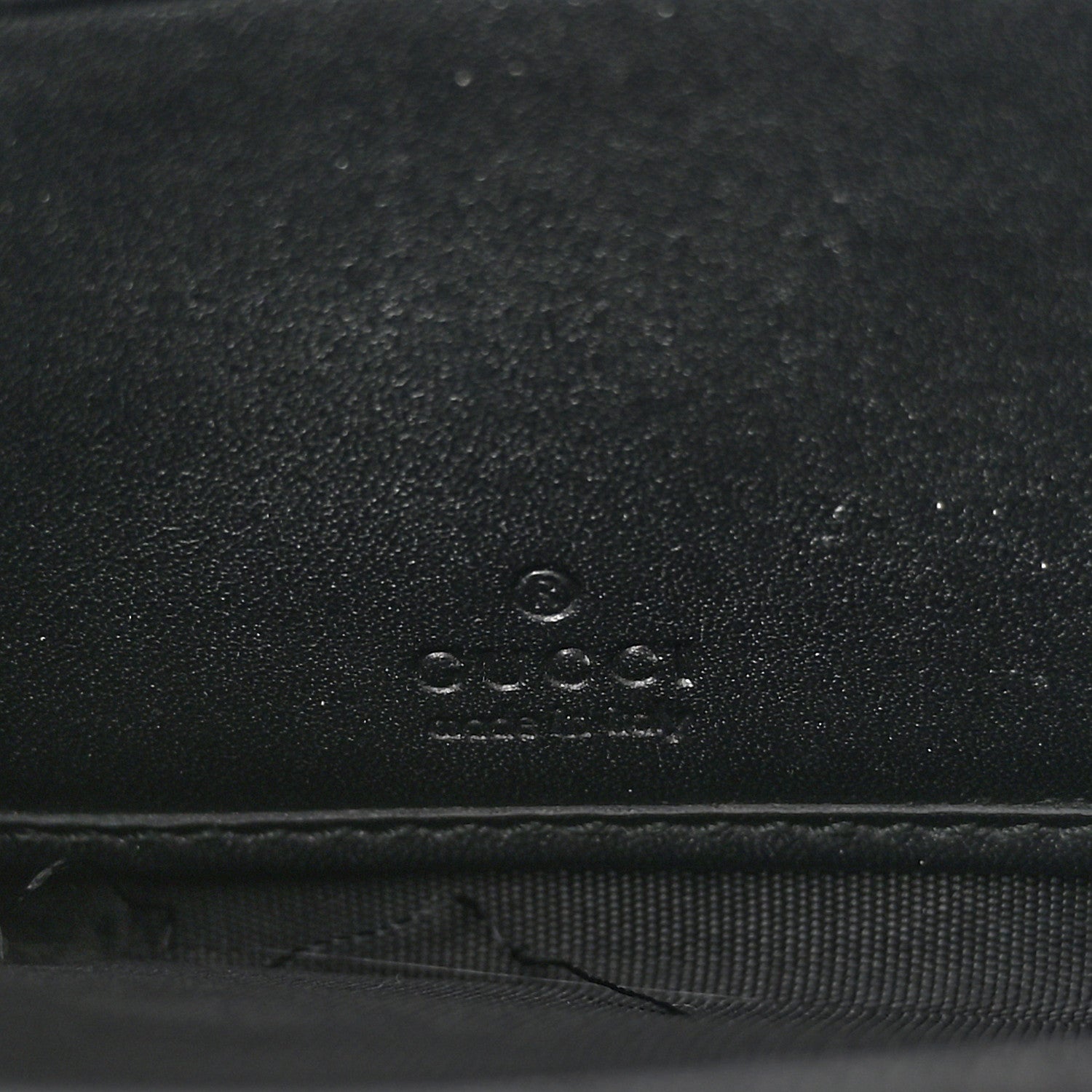 Gucci GG Supreme Monogram Blooms Zip Around Wallet Beige New Military Black 6 of 9