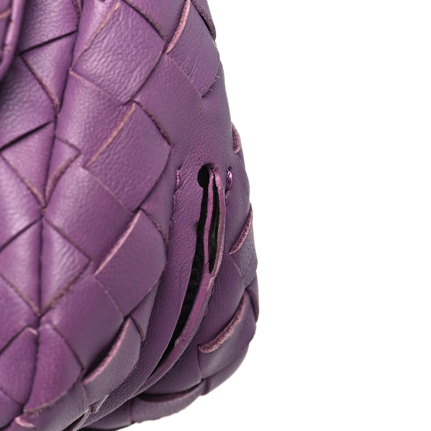 Nappa Intrecciato Small Chain Crossbody Parme