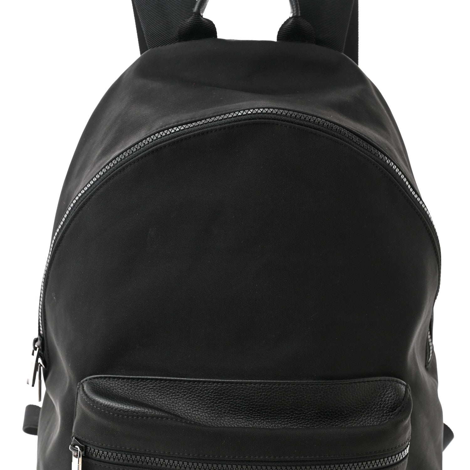 Christian Dior X KAWS Nylon Calfskin Logo Backpack Black 8 of 12