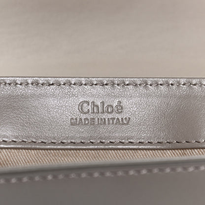 Chloe Shiny Calfskin Suede Mini C Double Carry Motty Grey 6 of 17
