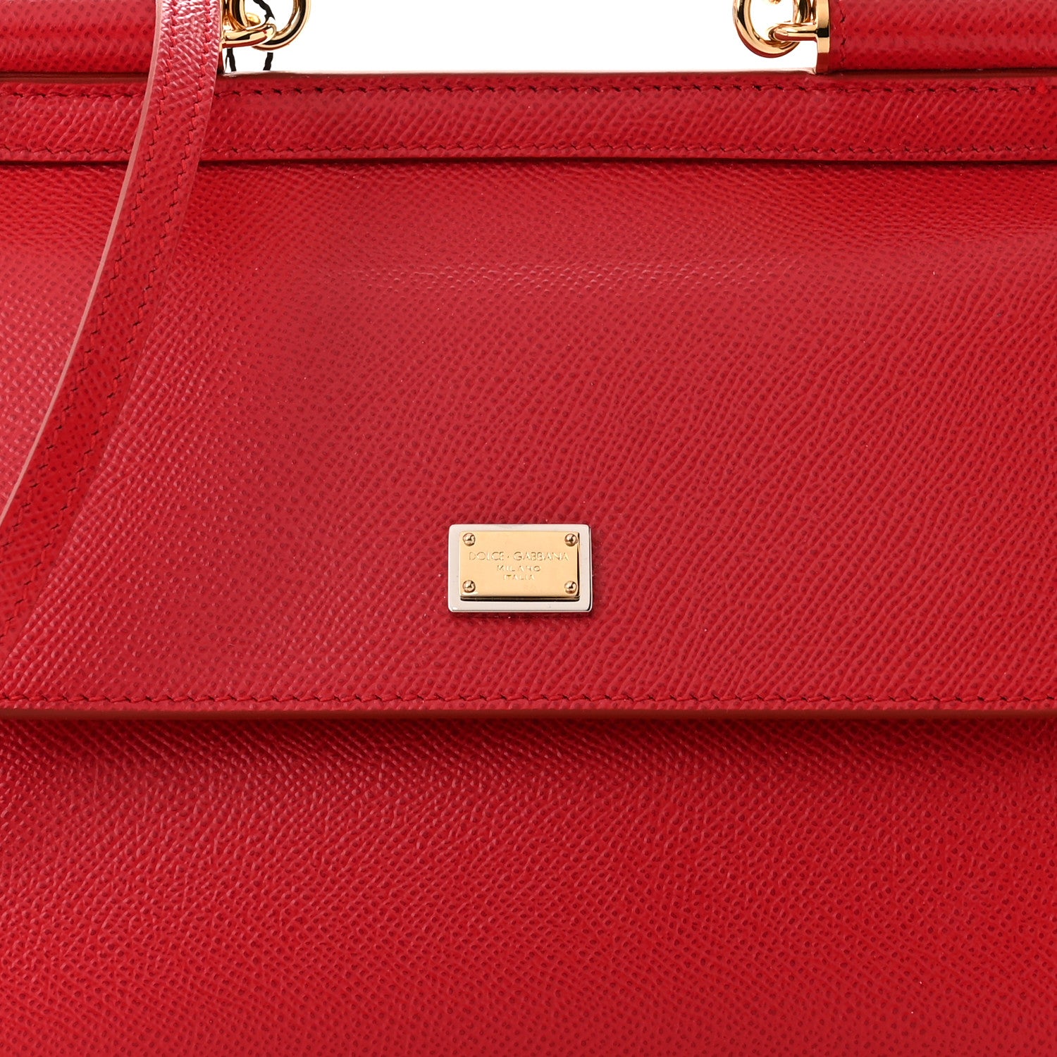Dolce & Gabbana Dauphine Small Miss Sicily Satchel Red 7 of 10