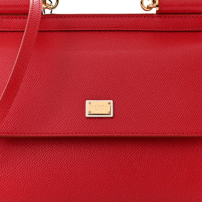 Dolce & Gabbana Dauphine Small Miss Sicily Satchel Red 7 of 10