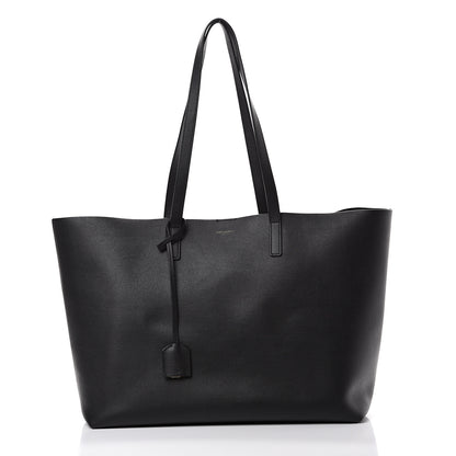 Saint Laurent Calfskin Large Shopping Tote Black 2 of 13