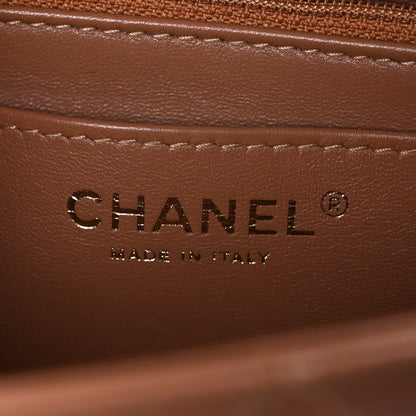 Chanel Lambskin Quilted Mini Rectangular Flap Brown 6 of 11