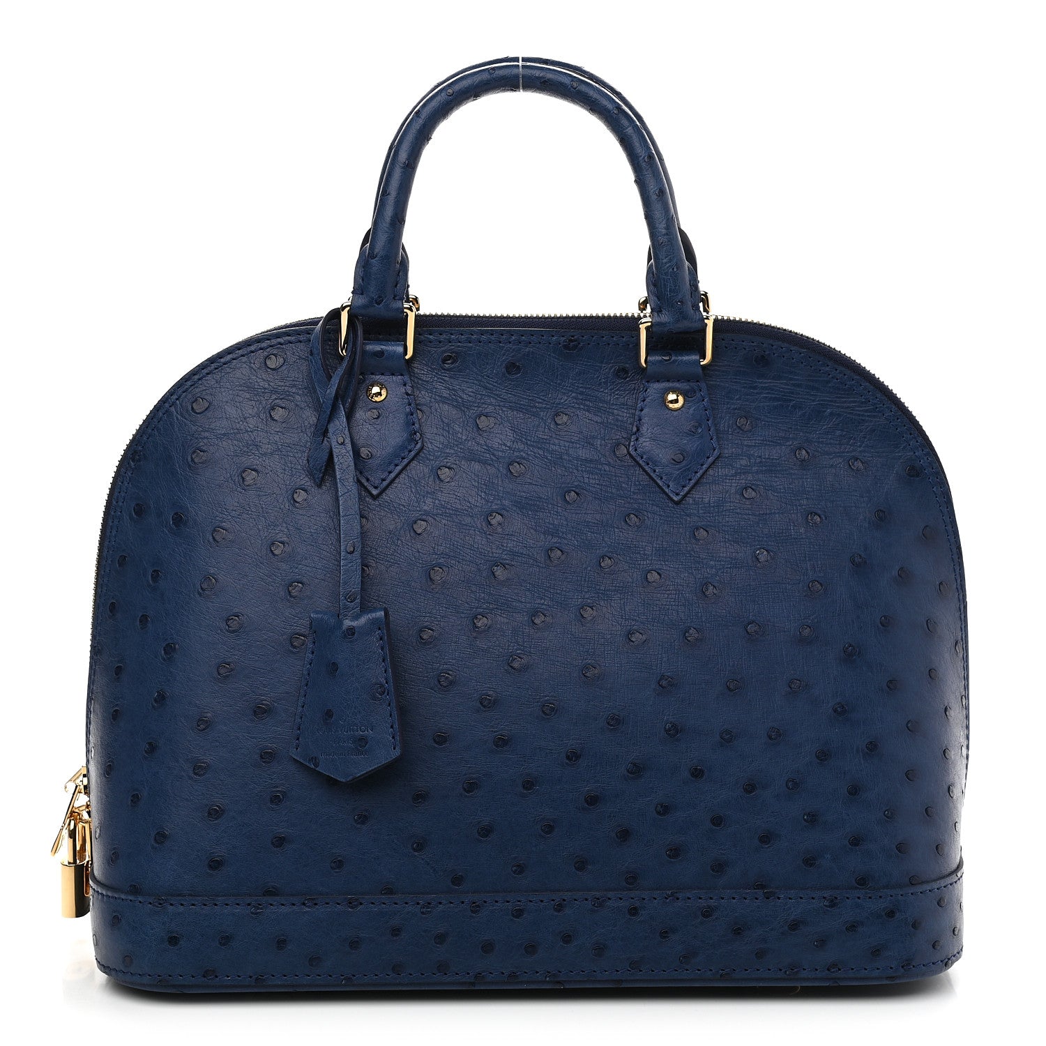 Louis Vuitton Ostrich Alma PM Indigo 1 of 7