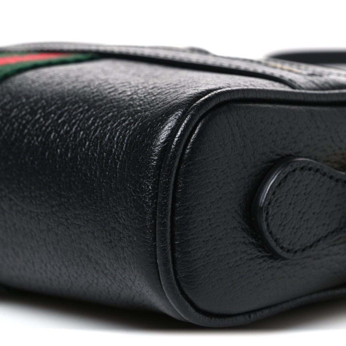 Gucci Calfskin Web Mini Ophidia Shoulder Bag Black 10 of 10