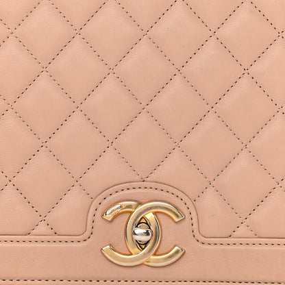 Chanel Lambskin Quilted Large Flap Beige 7 of 13