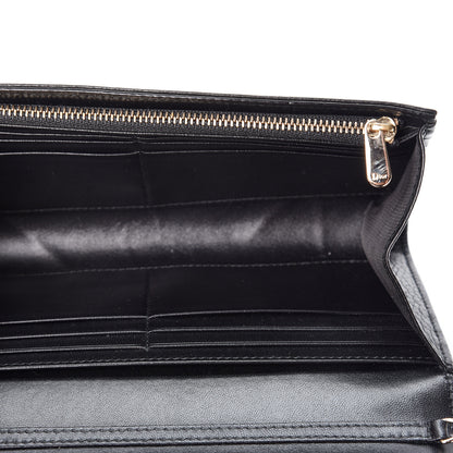 Christian Dior Grained Calfskin Diorama Croisiere Chain Wallet Black 4 of 9