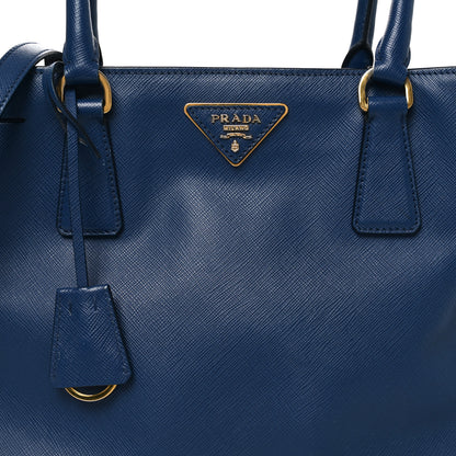 Prada Saffiano Lux Medium Tote Bluette 7 of 9