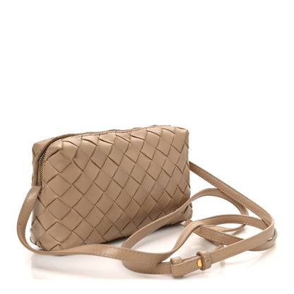 Bottega Veneta Nappa Intrecciato Nodini Mini Crossbody Almond 3 of 12