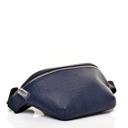Fendi Vitello Grace FF Gradient Embossed Belt Bag Blueberry 4 of 12