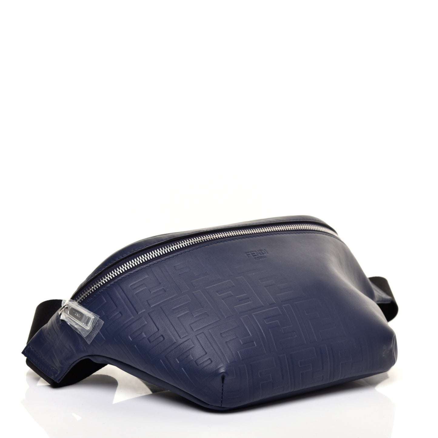 Vitello Grace FF Gradient Embossed Belt Bag Blueberry