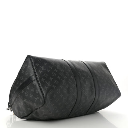 Louis Vuitton Monogram Eclipse Keepall Bandouliere 55 3 of 19