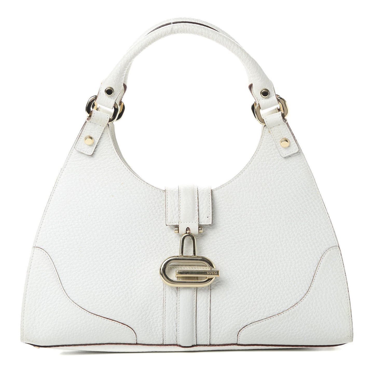 Calfskin Junco Shoulder Bag White