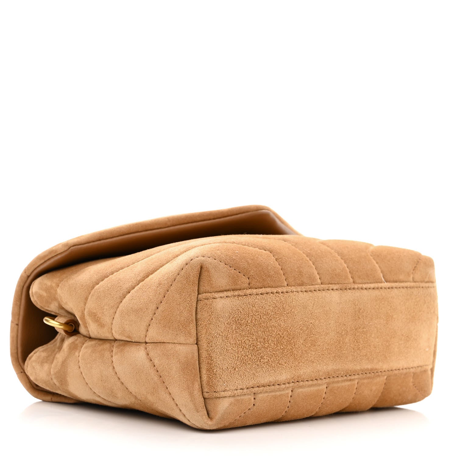 Saint Laurent Suede Toy Loulou Shoulder Bag Cinnamon 4 of 10