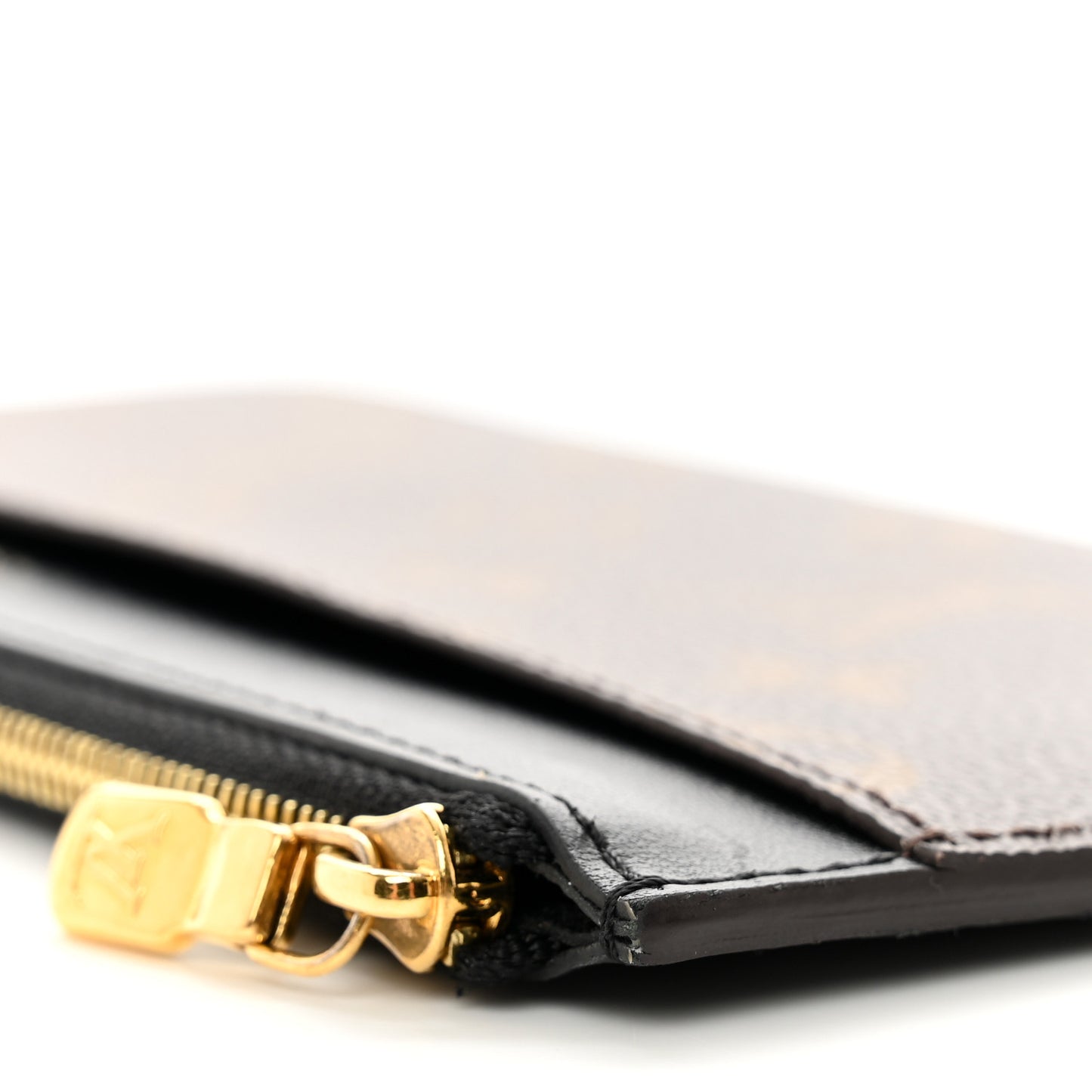 Monogram Slim Purse Black