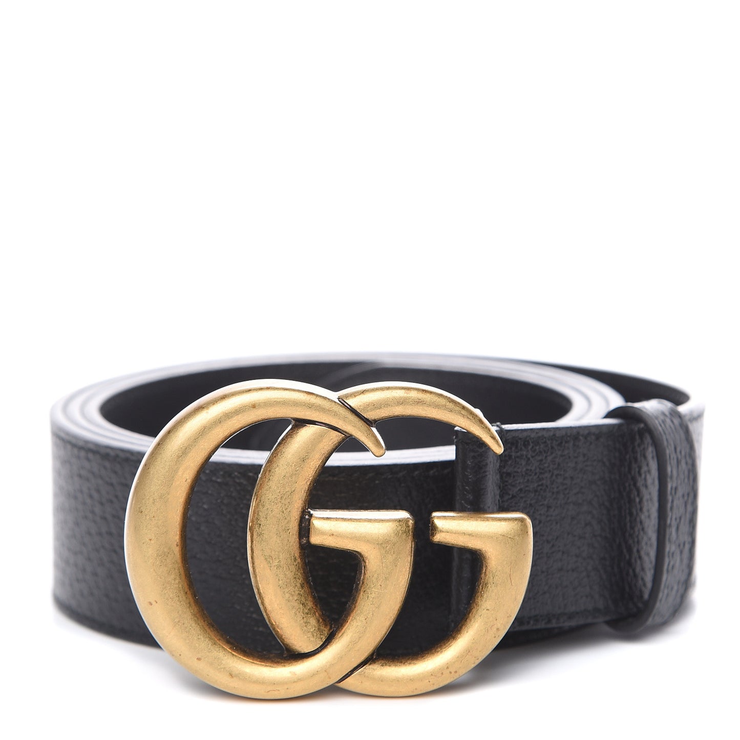 Textured Calfskin Double G 40mm Belt 110 44 Black