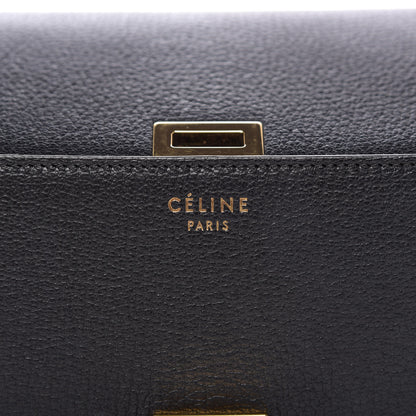 Celine Goatskin Medium Classic Box Flap Bag Black 8 of 9