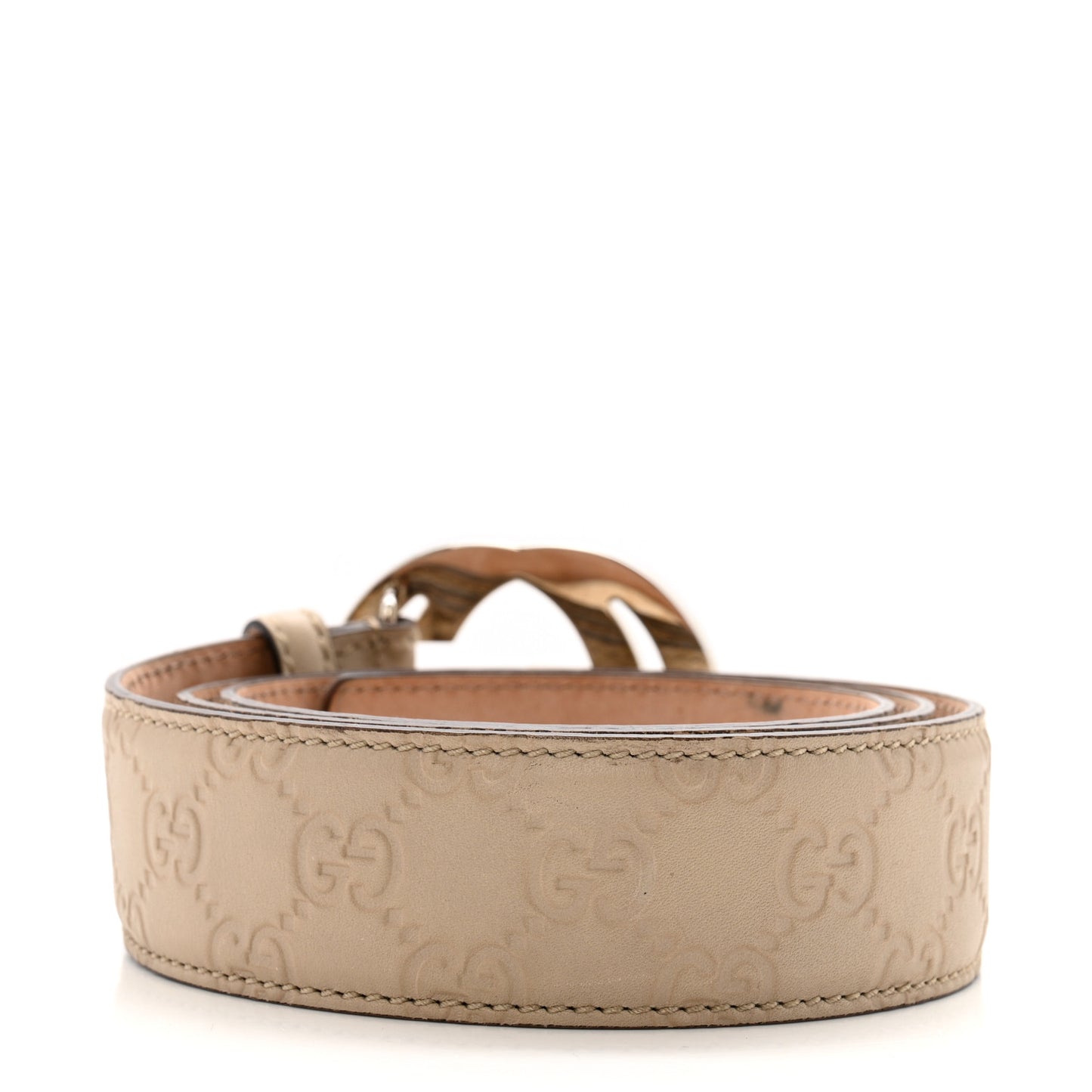 Guccissima Interlocking G Belt 95 38 Off White