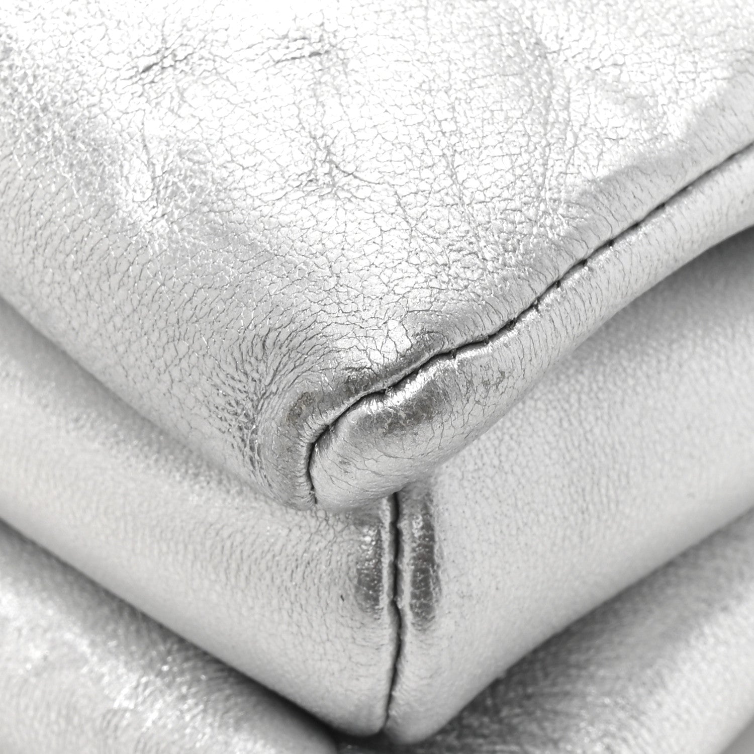Louis Vuitton Metallic Lambskin Embossed Monogram Coussin PM