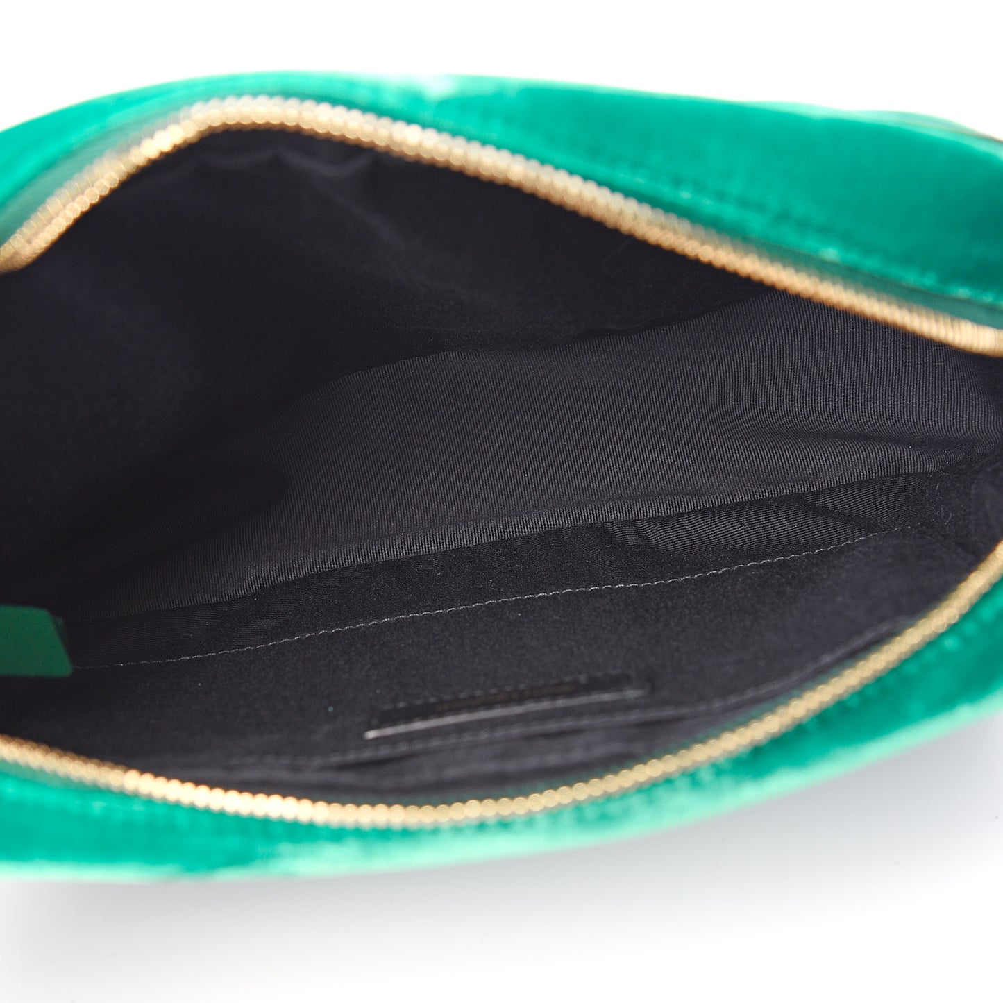 Velvet Matelasse Monogram Lou Camera Bag Deep Malachite